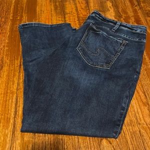 Silver Jeans Suki Capri 18/L23.5